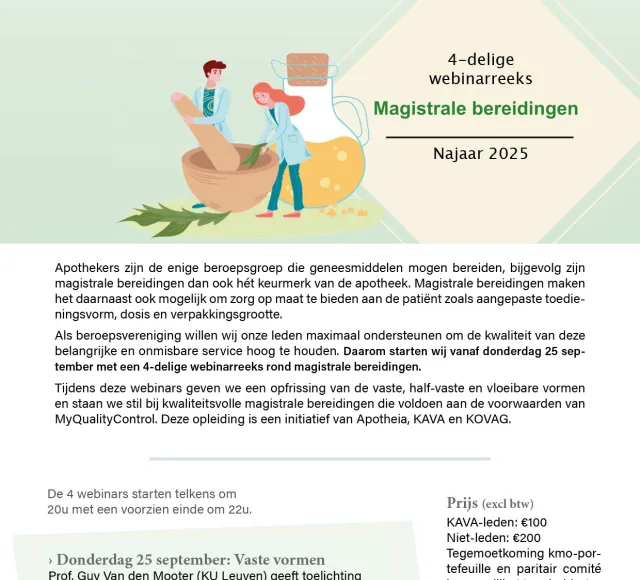 uitnodiging magistrale bereidingen