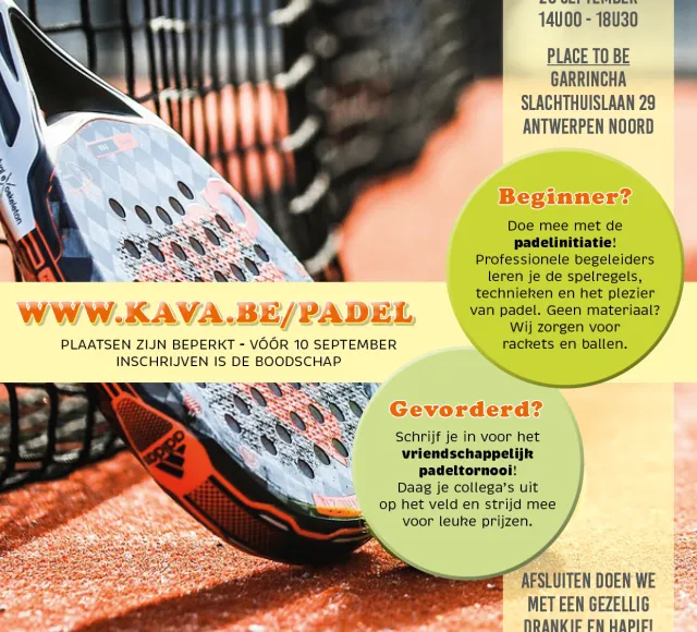 Padel uitnodiging