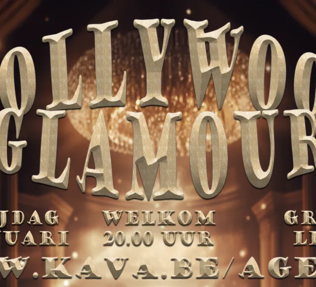 Hollywood glamour uitnodiging