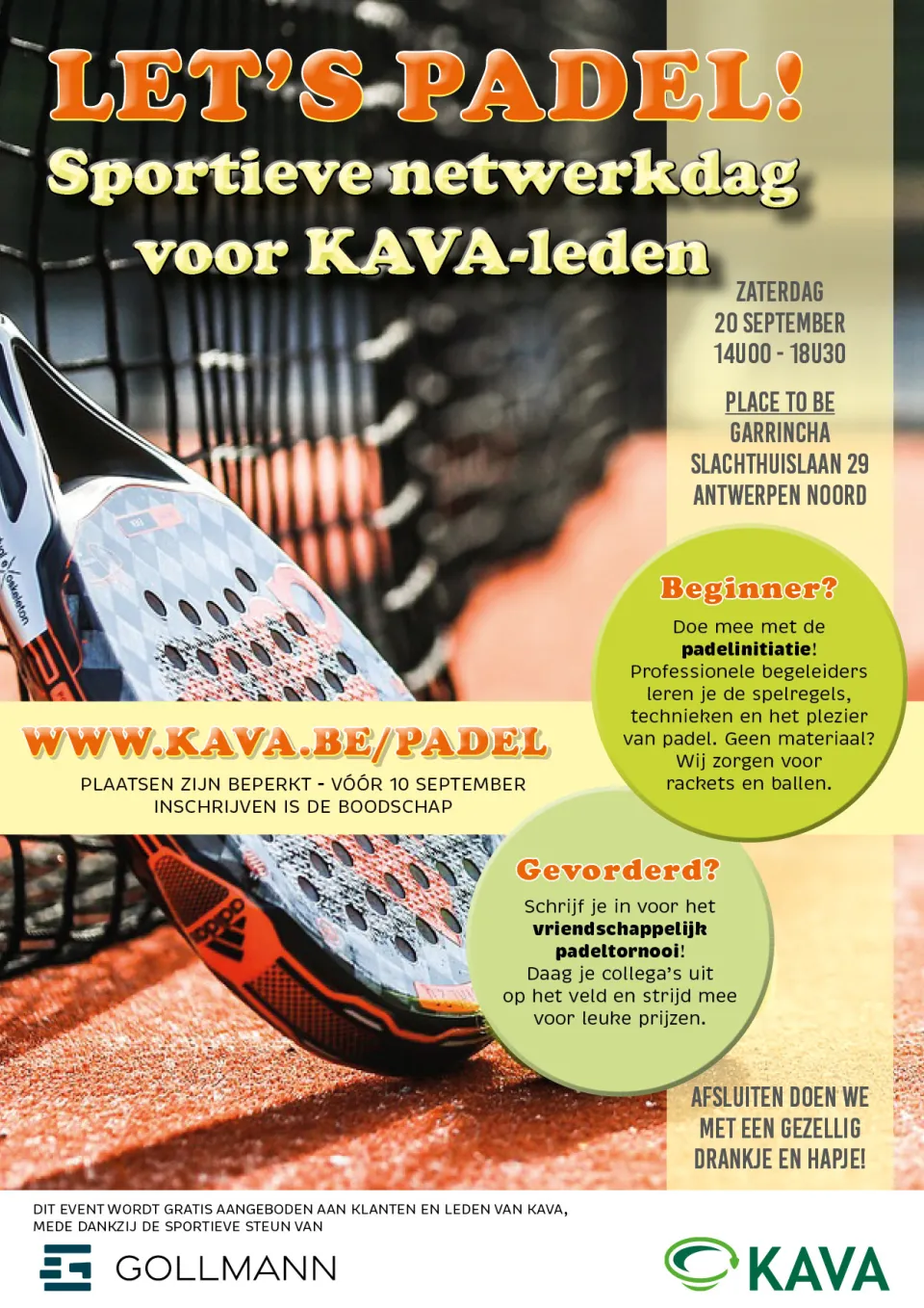 Padel uitnodiging