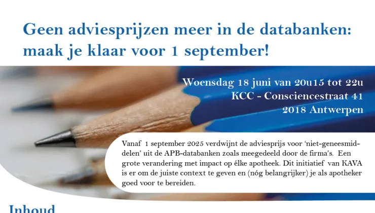 Uitnodiging adviesprijzen